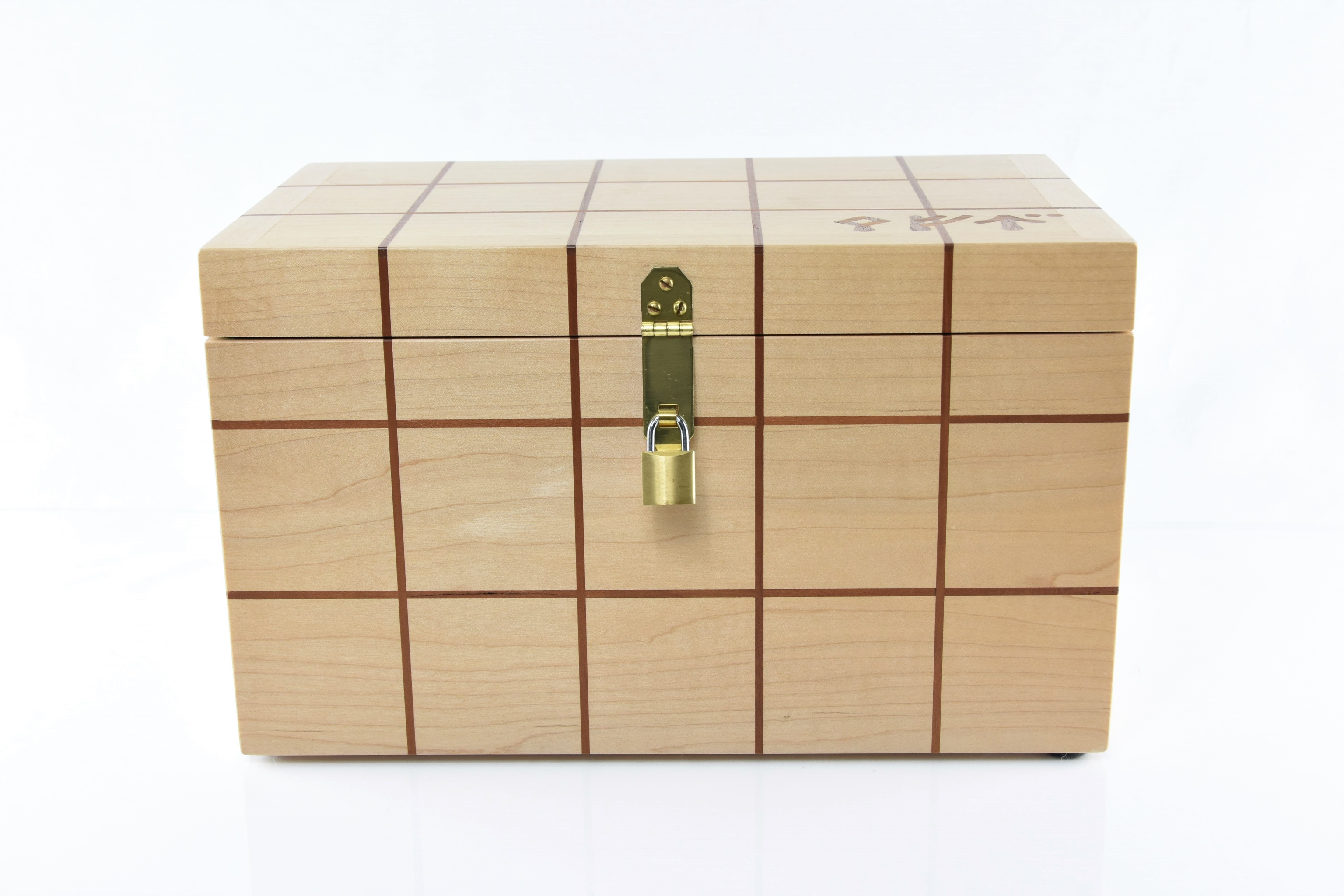 Modern grid keepsake box