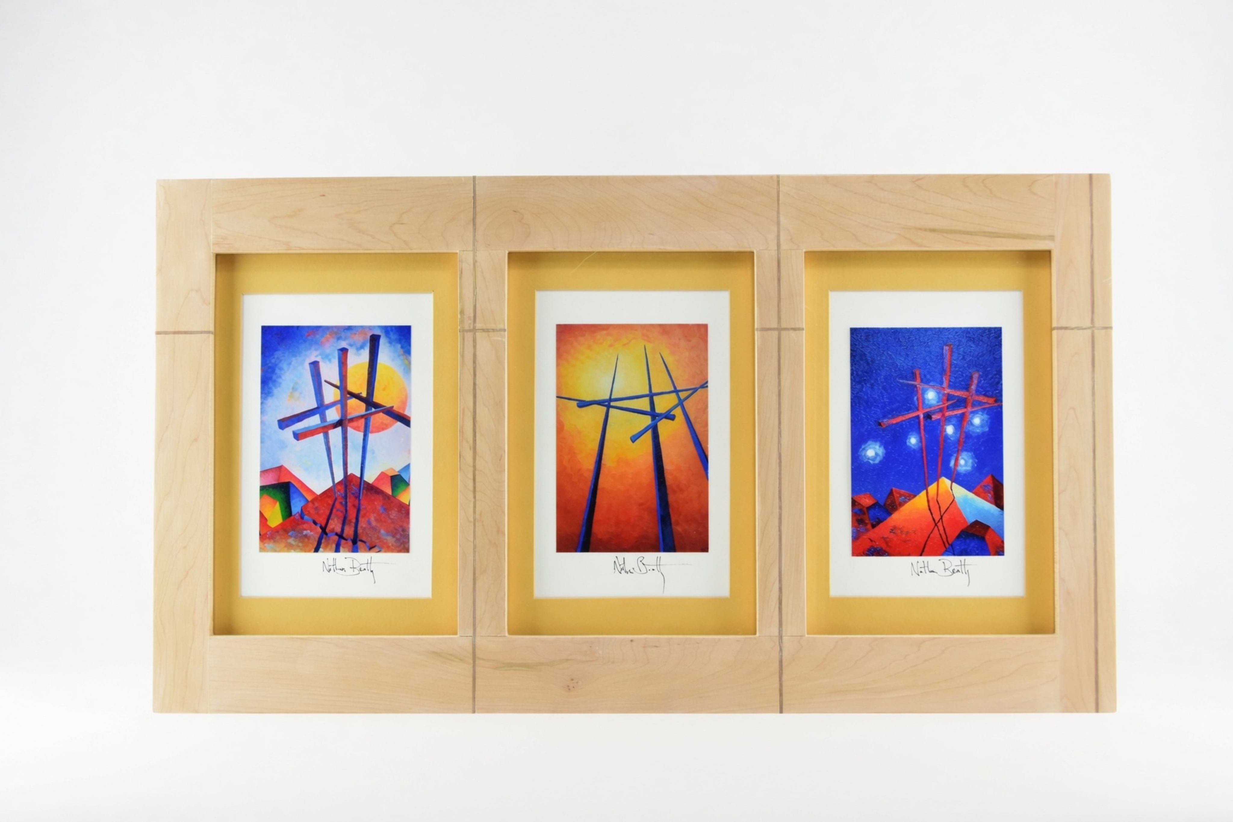 Triptych frame