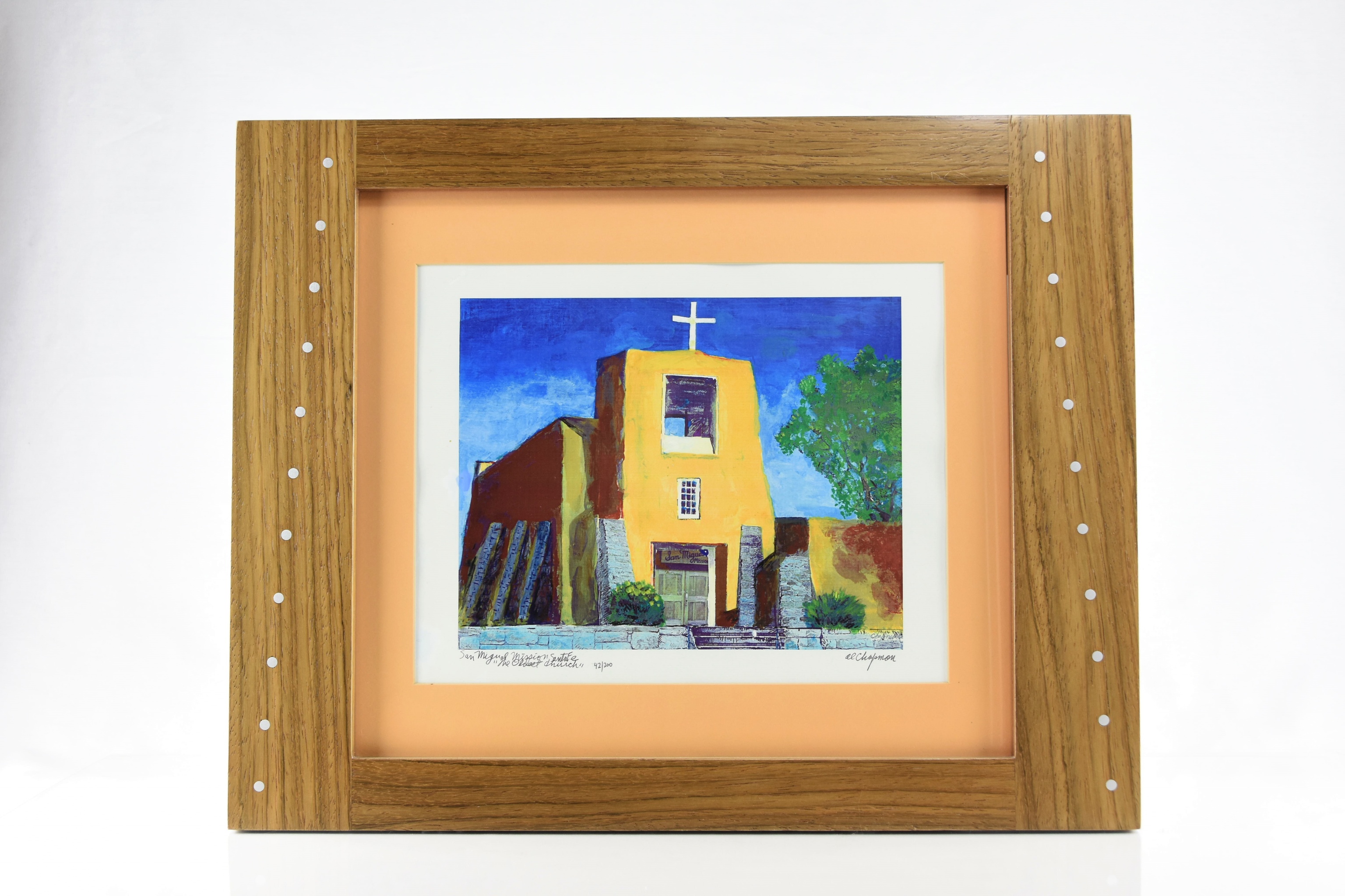 Walnut and alloy frame